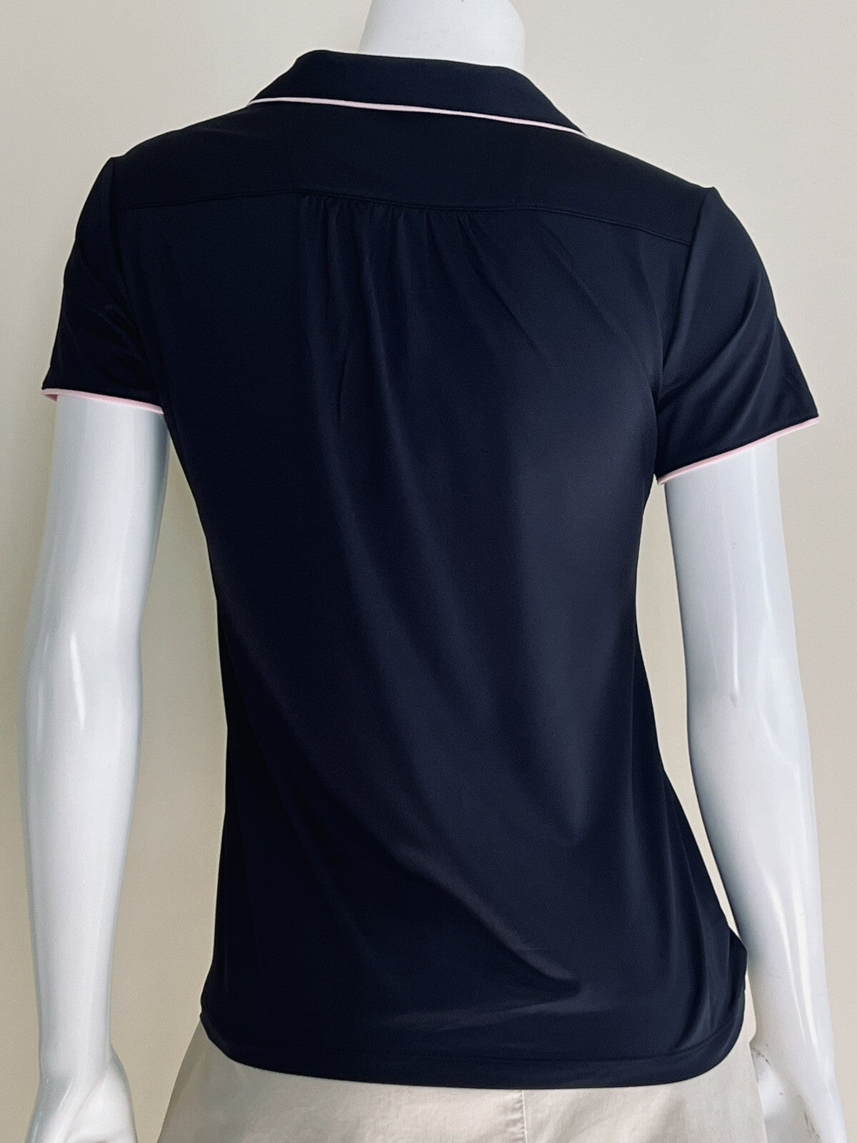 Sport Haley Women's Top Golf Polo Shirt Black Sz S (B.49)