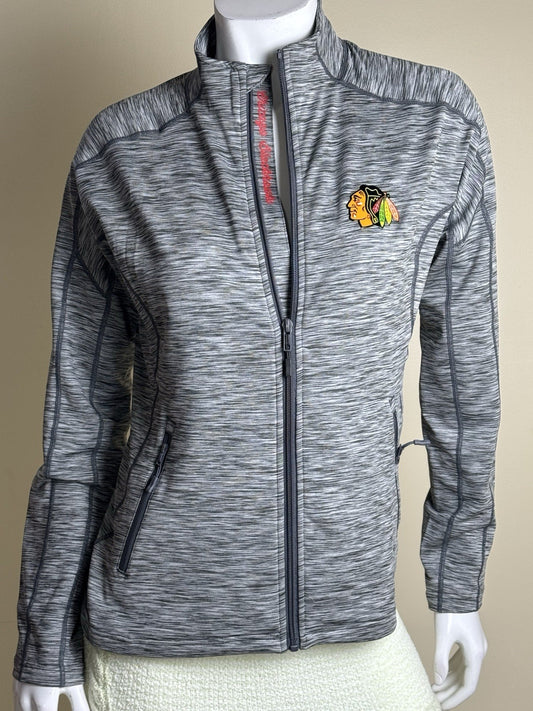 LeverWear Women's Chicago Blackhawks Logo Jacket Sz M.   (B.163)