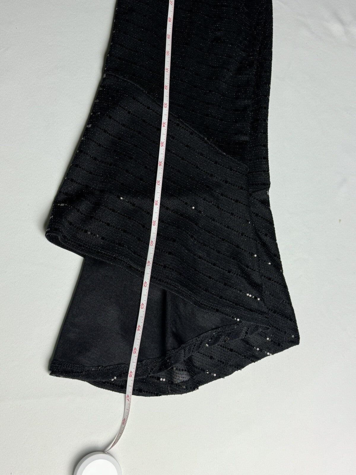 NWT Alexa B Nites Black Glittery Dress Size 8 Back Zipper (69)