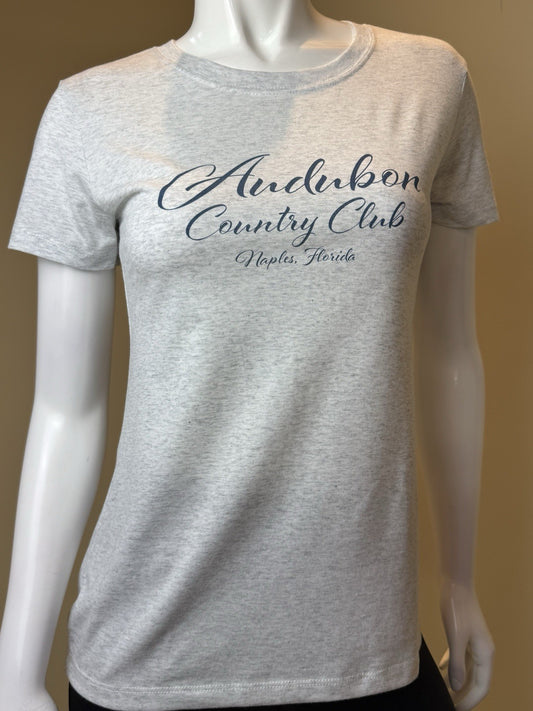 Next Level Apparel Women’s Audubon Country Club Logo T Shirt Sz S. (B.165)