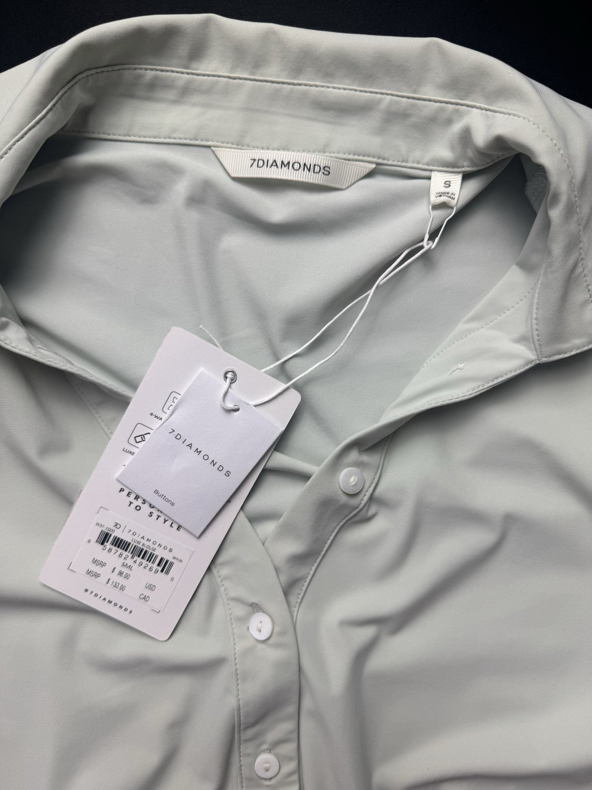 7 Diamonds Women’s Long Sleeve Shirt Size S     (B.159)