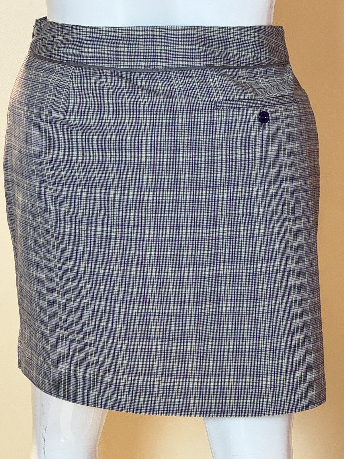 E.P PRO Women’s Golf SKIRT-Skort Purple and Gray Sz 14. (61)