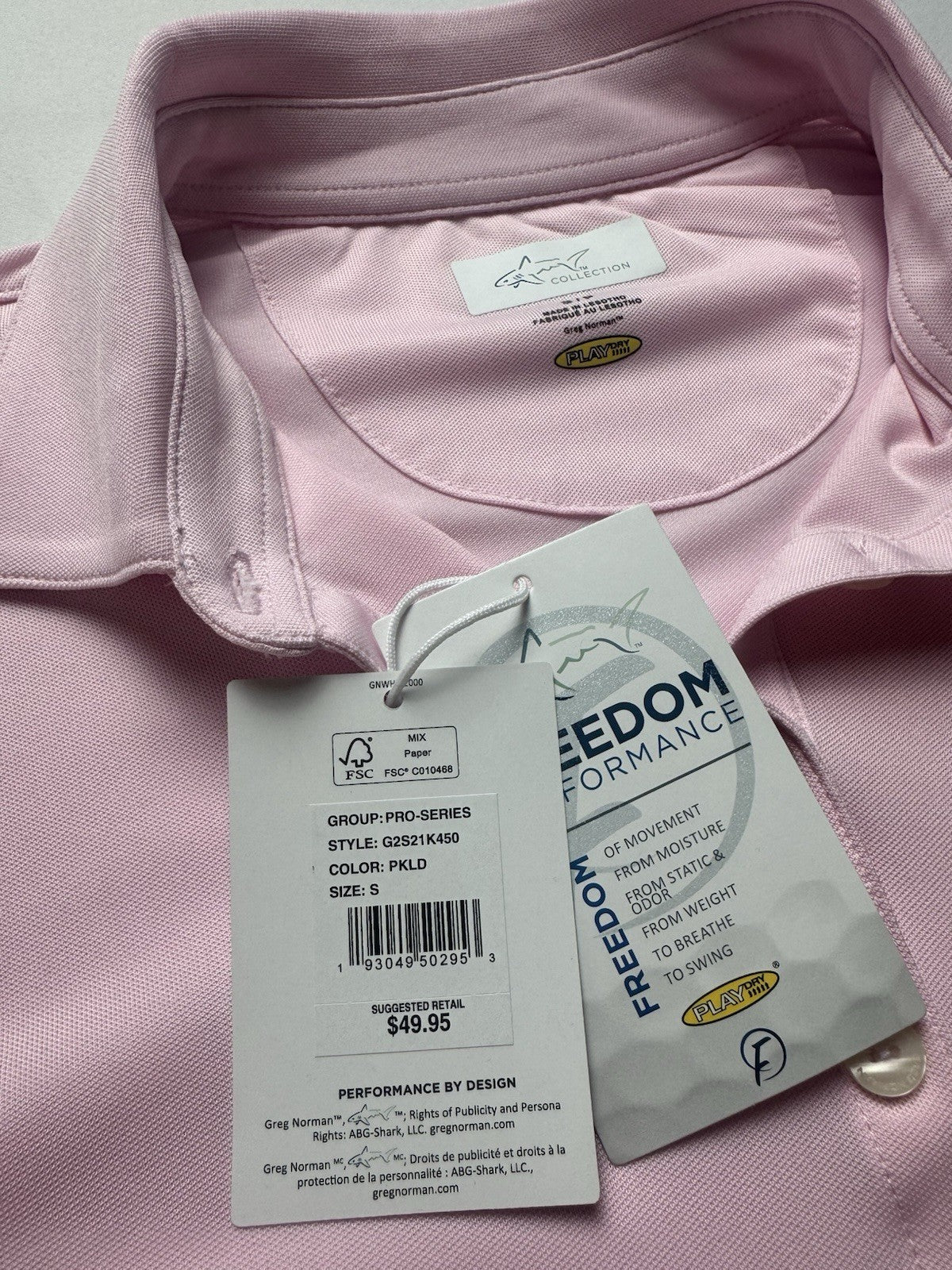 Greg Norman Women's Golf Polo Shirt Sz S    (B.158)