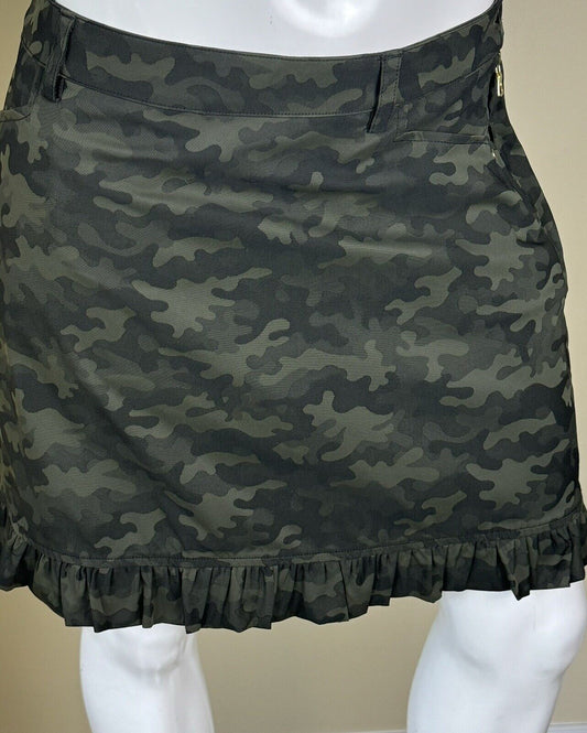 Brendratti Women’s Golf Skirt Skort Tennis Camo Sz L. Ital 46.  (69)