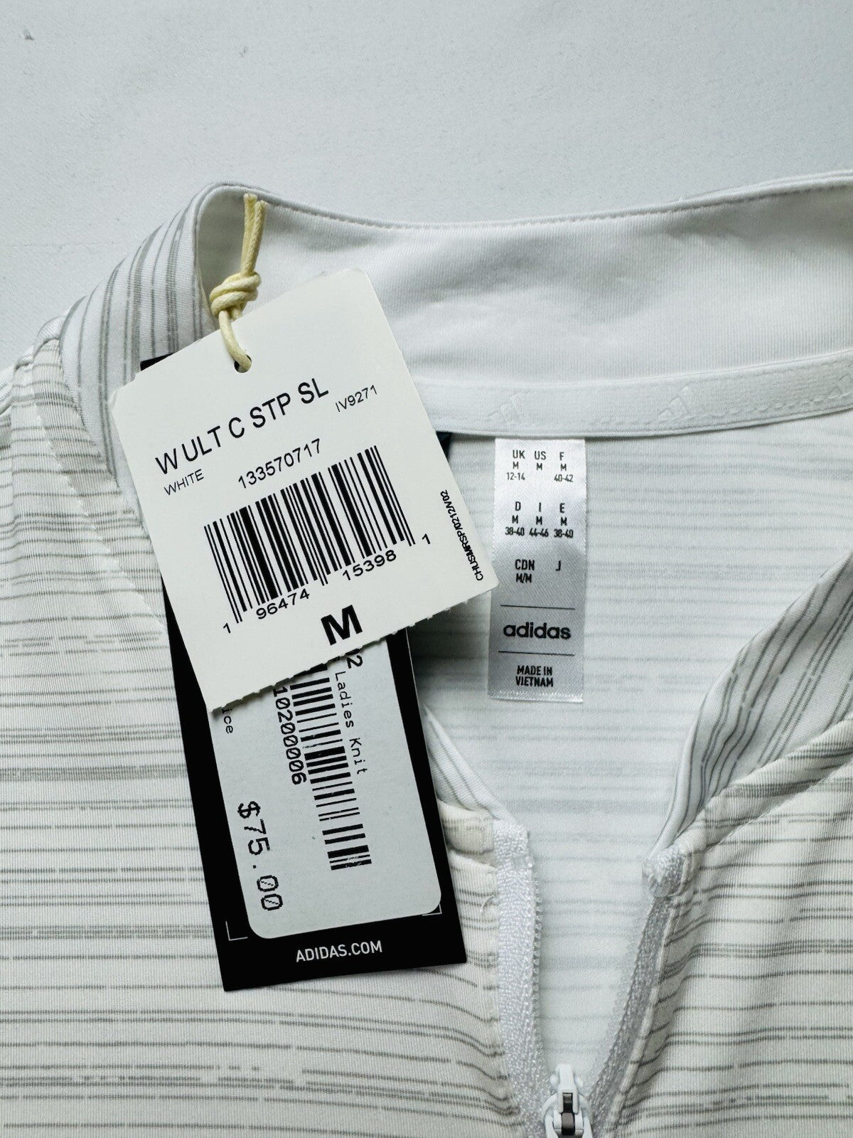 Adidas Women’s Polo Golf Shirt SZ M Climacool  (B.136)