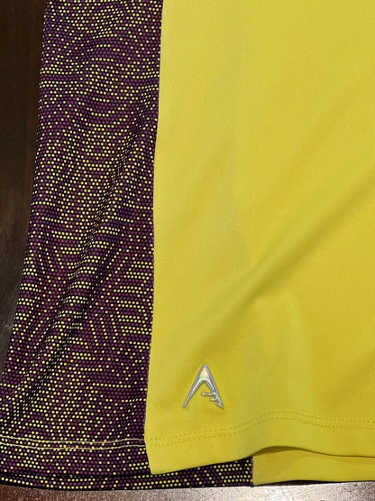 Antigua Women's Top Golf Polo Shirt Yellow Sz S (16)