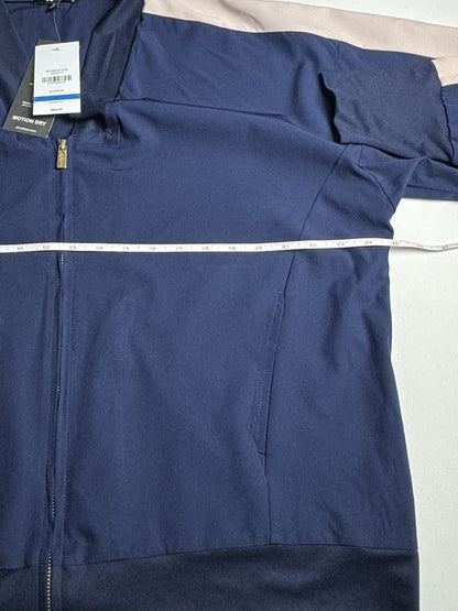 Anne Klein Sport Women's Navy and Pink Full-Zip Jacket Size XL - product photo 6