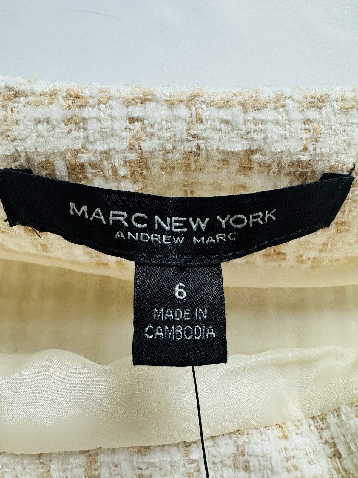 $59 Marc New York Women's Tweed Skirt Sz 6. (B.99)