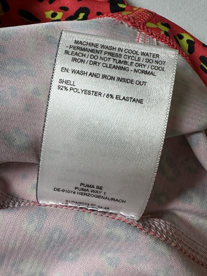 Puma Women's Leopard Print Sweatshirt Size S.   (B.110/1)