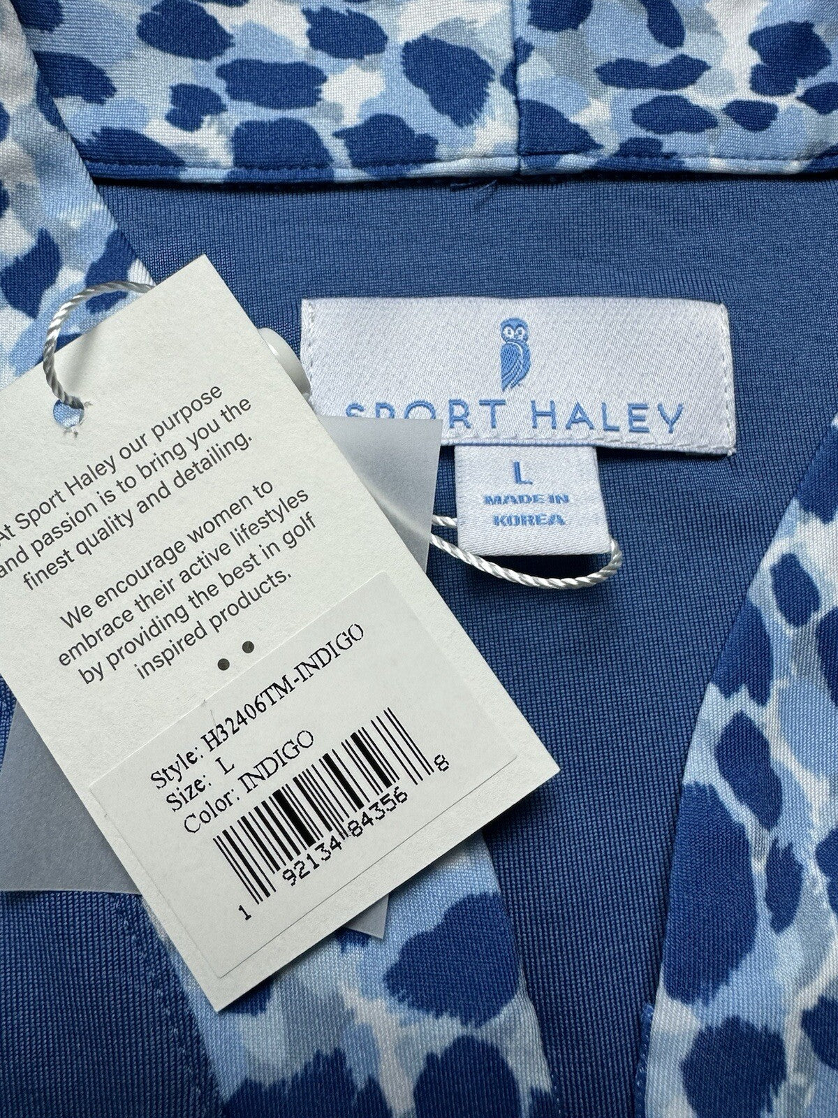 Sport Haley Women's Top Golf Shirt Sz L   (B.85/1)