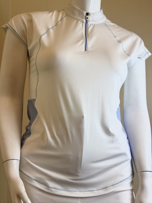 FootJoy Women's Golf Polo Shirt  Sz L.    (B.161)