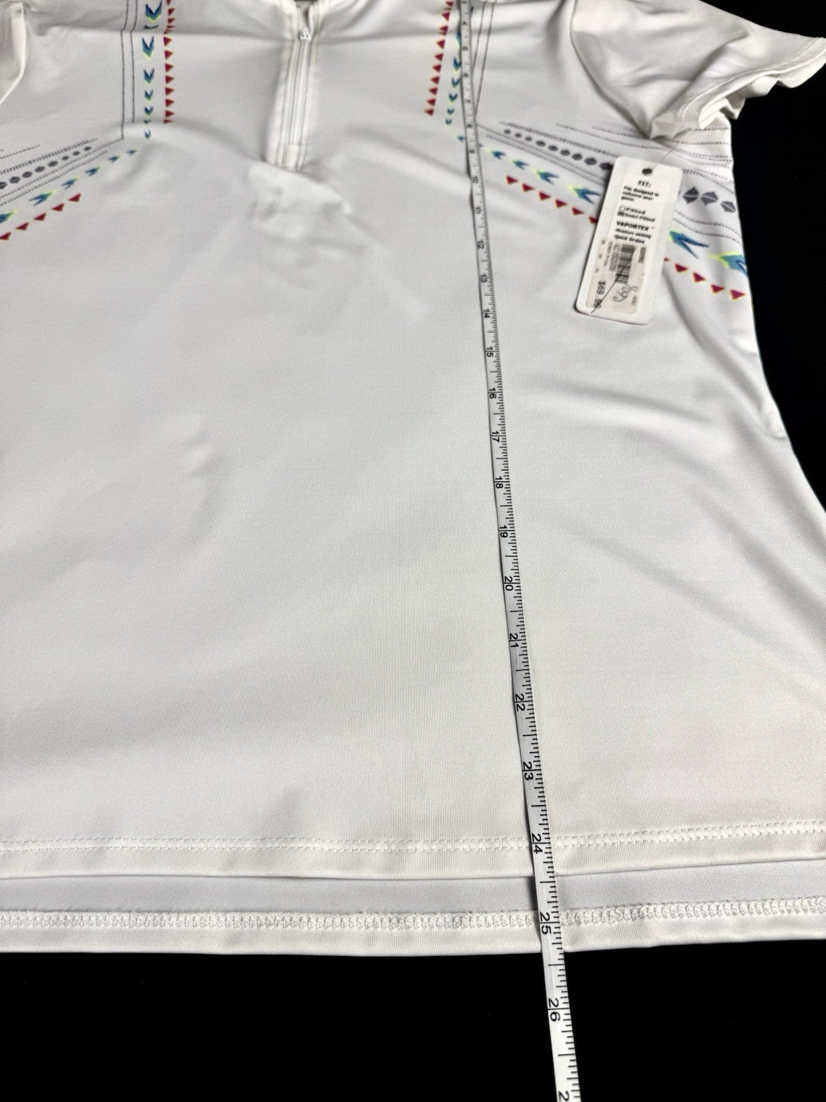 Lucky In Love Tech Performance Women’s Golf Shirt Sz L.      (B.187)