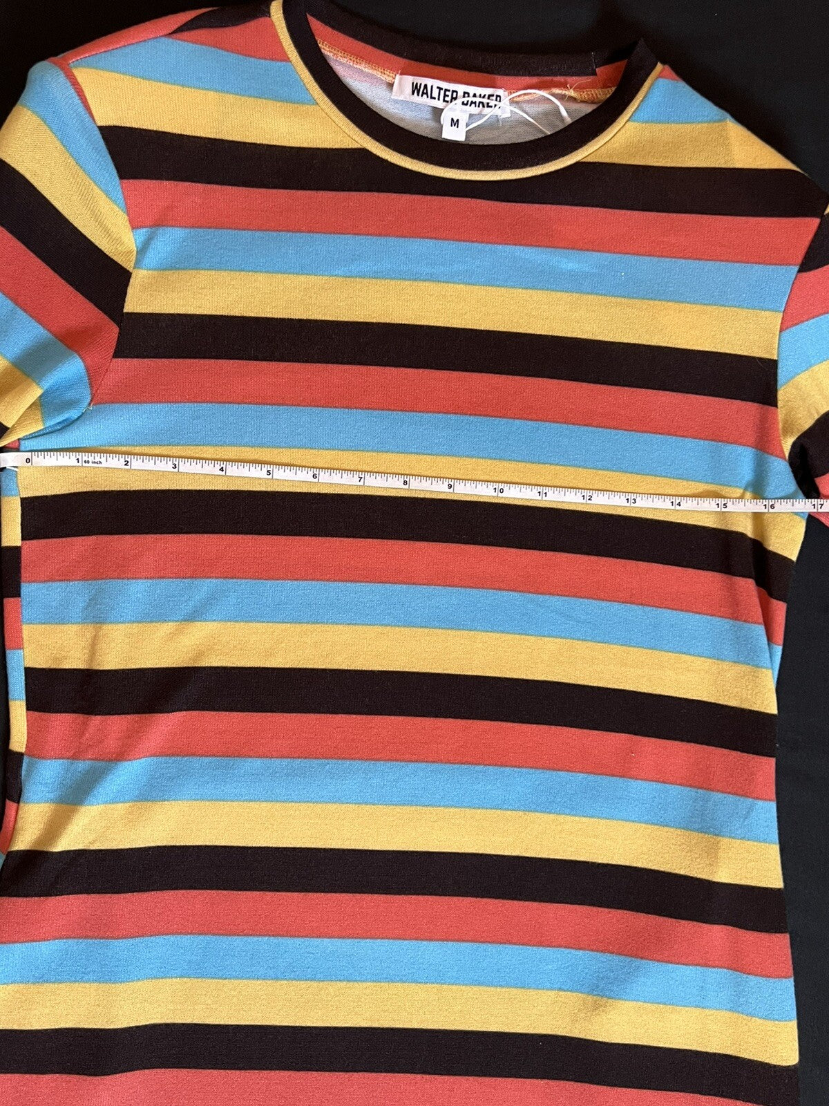 $198 WALTER BAKER Multicolor Stripes Dress Sz M