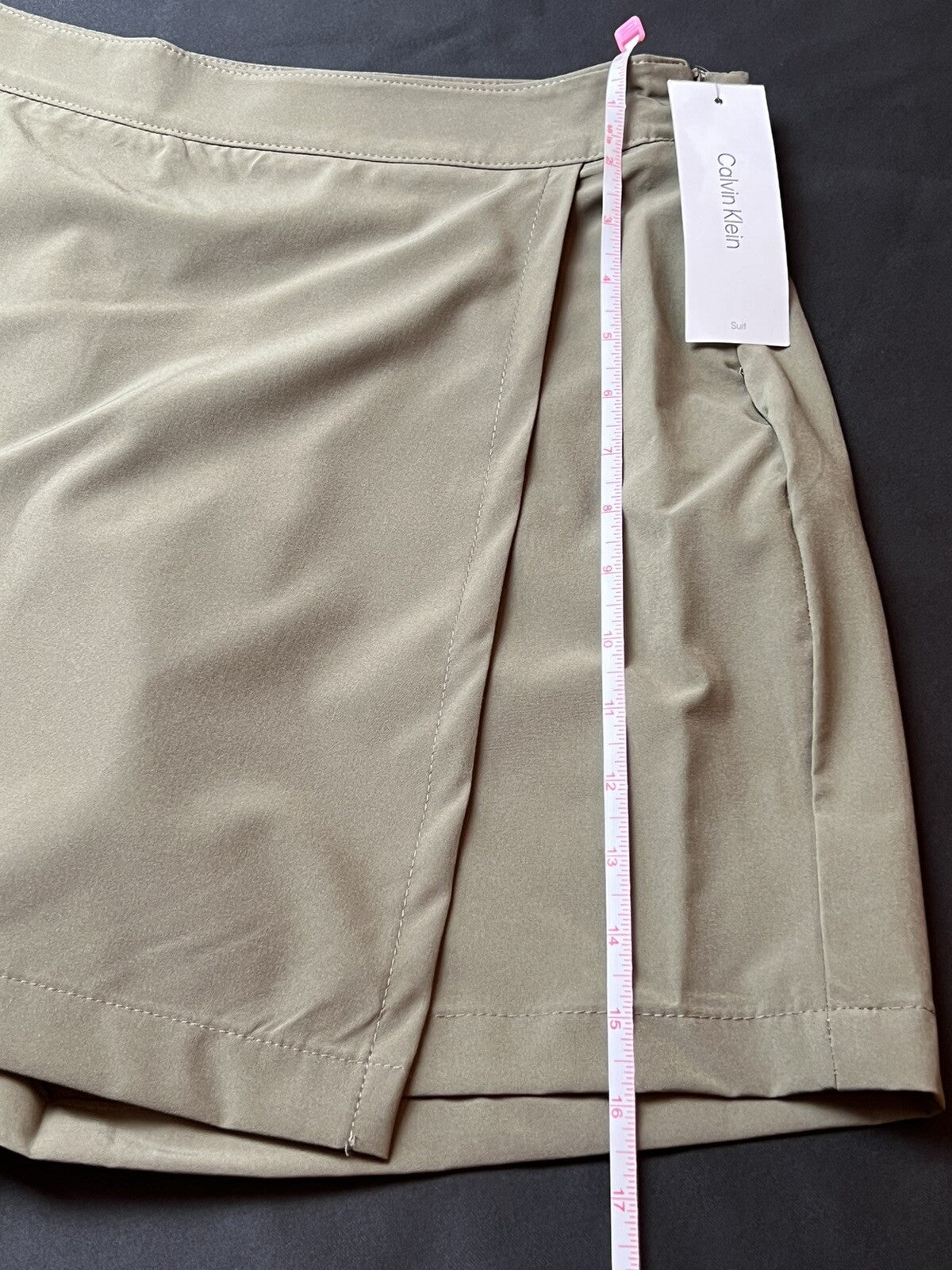 $79 Calvin Klein Women’s Short Skirt Sz 6 Green (B.05)