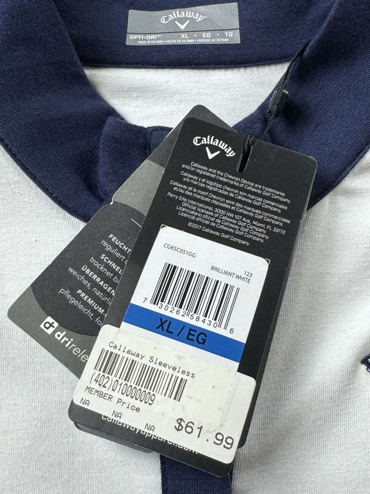 Callaway Womens Golf Tennis Shirt Sz XL.  (B.187)