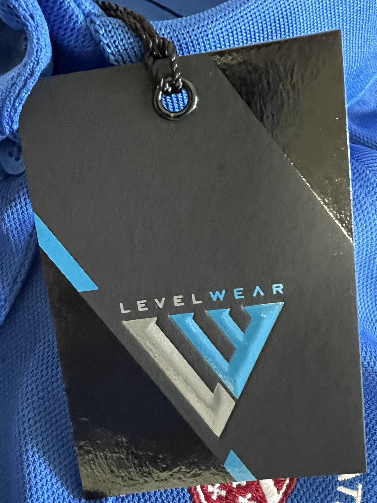 LevelWear Women's Golf Polo Shirt Blue Sz M (16)