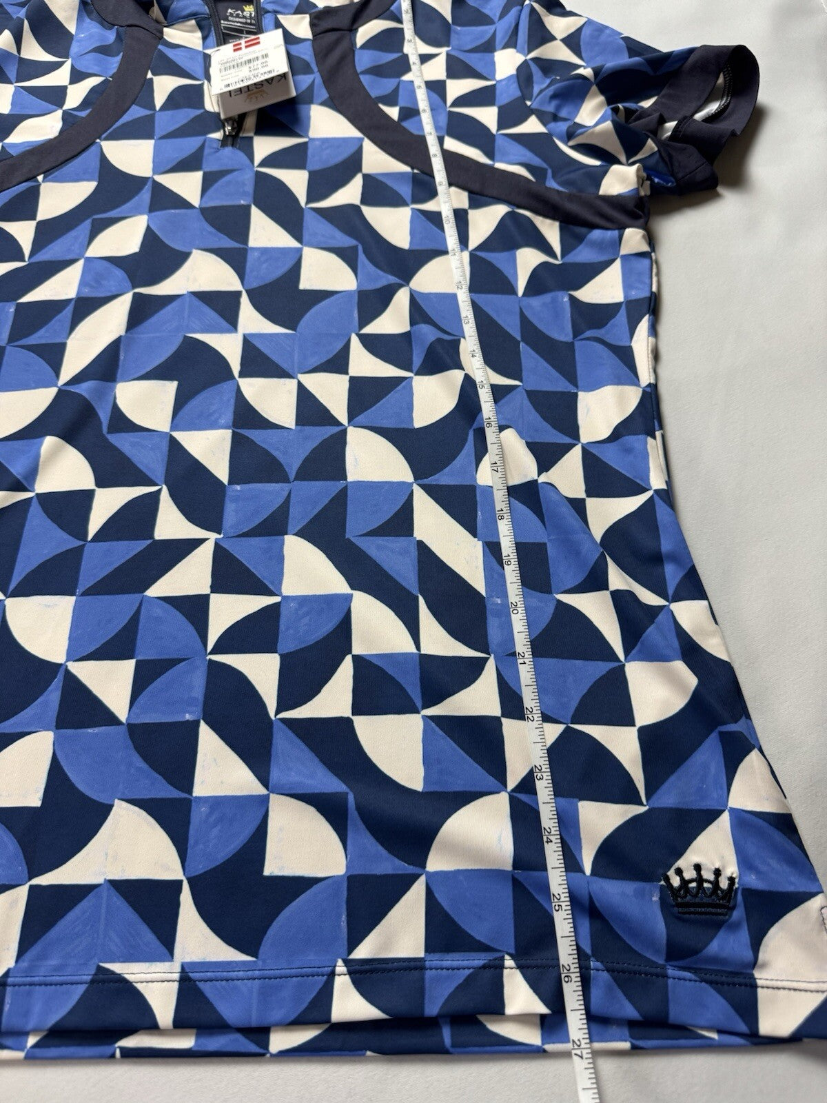 KASTEL DENMARK Women's Golf Top Shirt Sz L.(B.125)