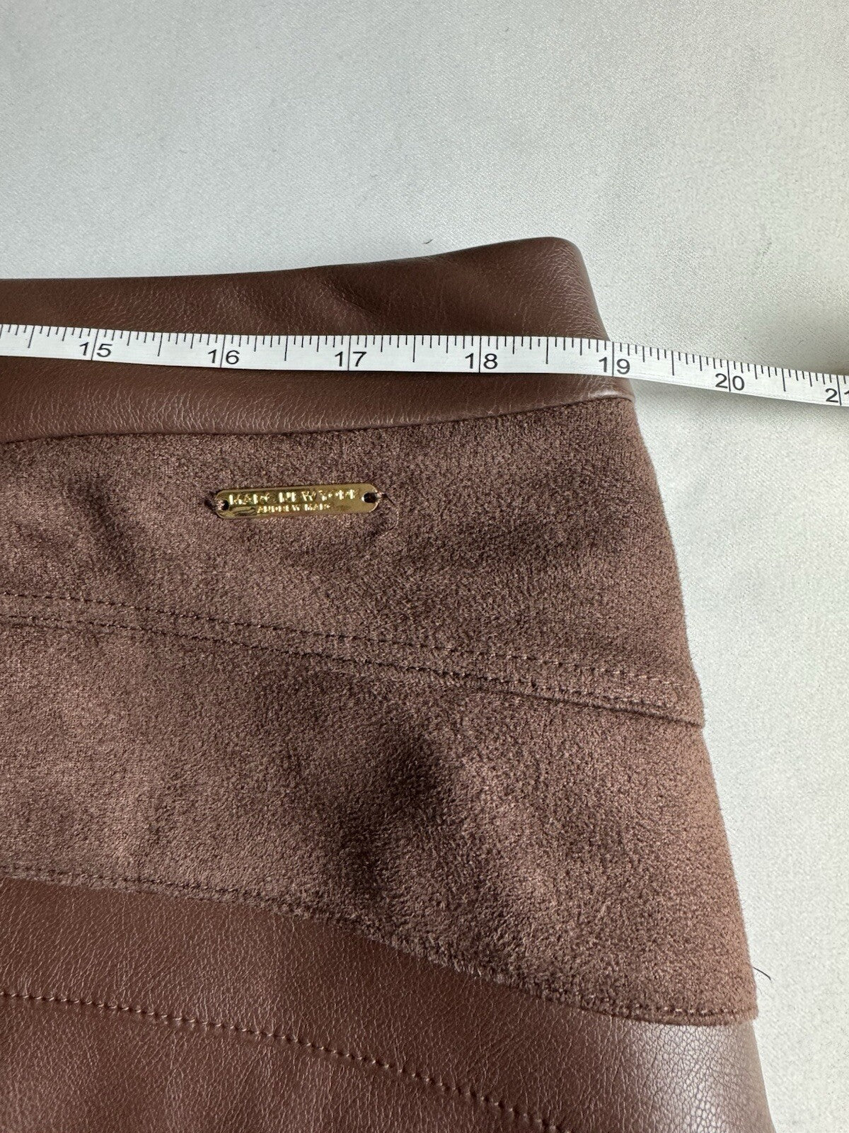 $49 Marc New York Women's Brown Skirt Sz XL (B.52)