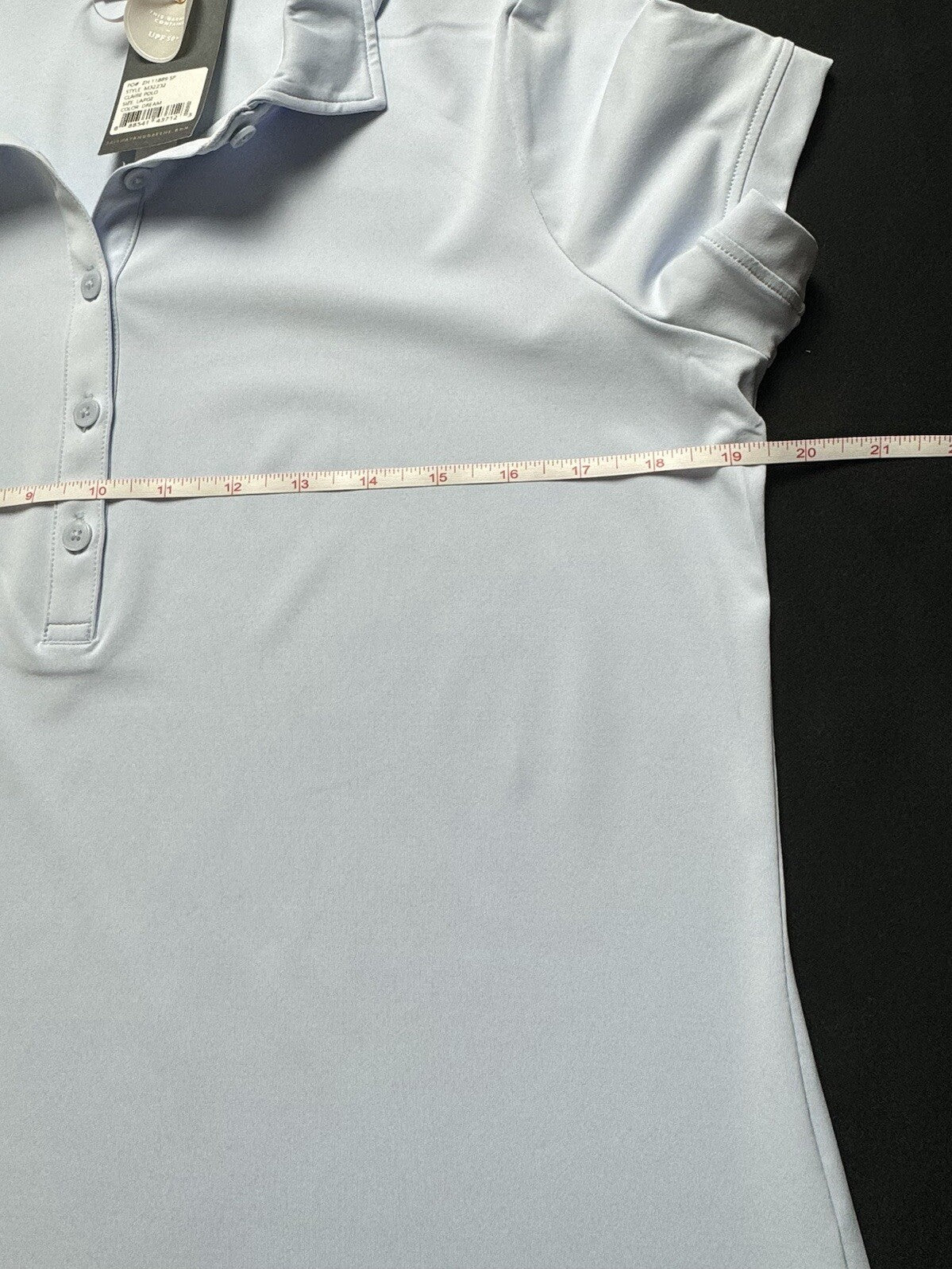 Fairway & Greene Women's Top Golf Polo Shirt Sz L.  (B.80)