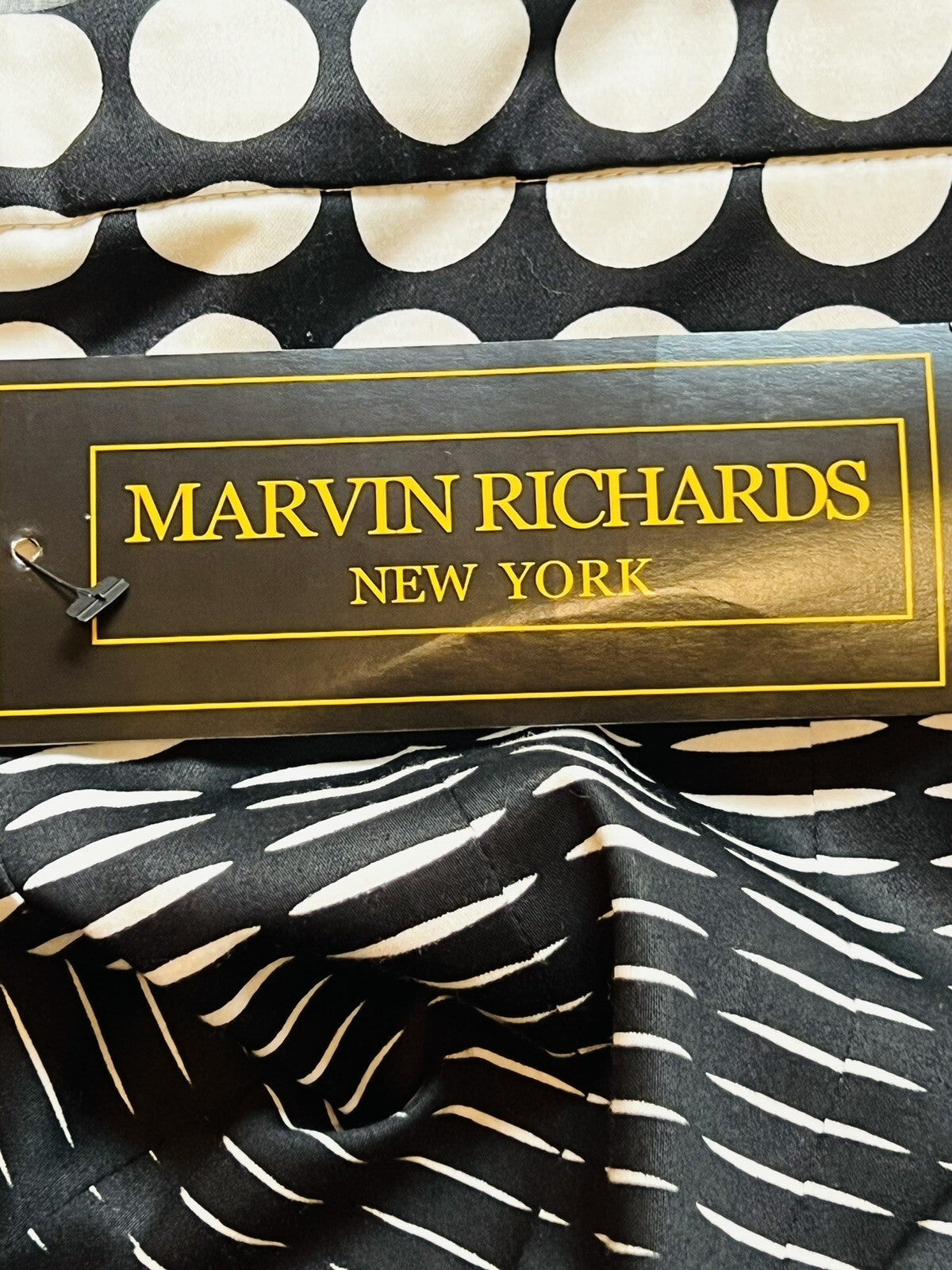 Marvin Richards Black White Polka Dot Women's Sz 16 Dress. (B.60)