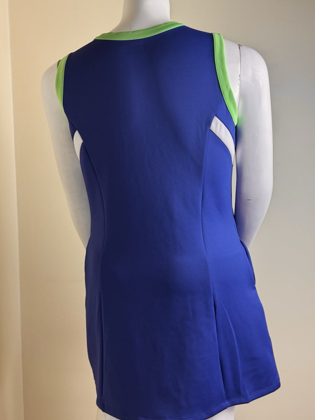 $78 PGA TOUR Women’s Blue Dress sleeveless Sz XL.      (B.082)