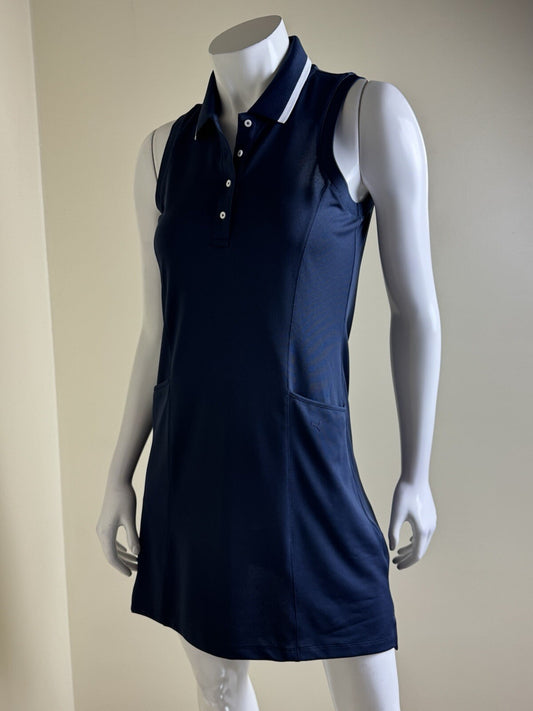 Puma Women’s Polo Navy Dress w/ Shorts Sz S  (B.131/5)