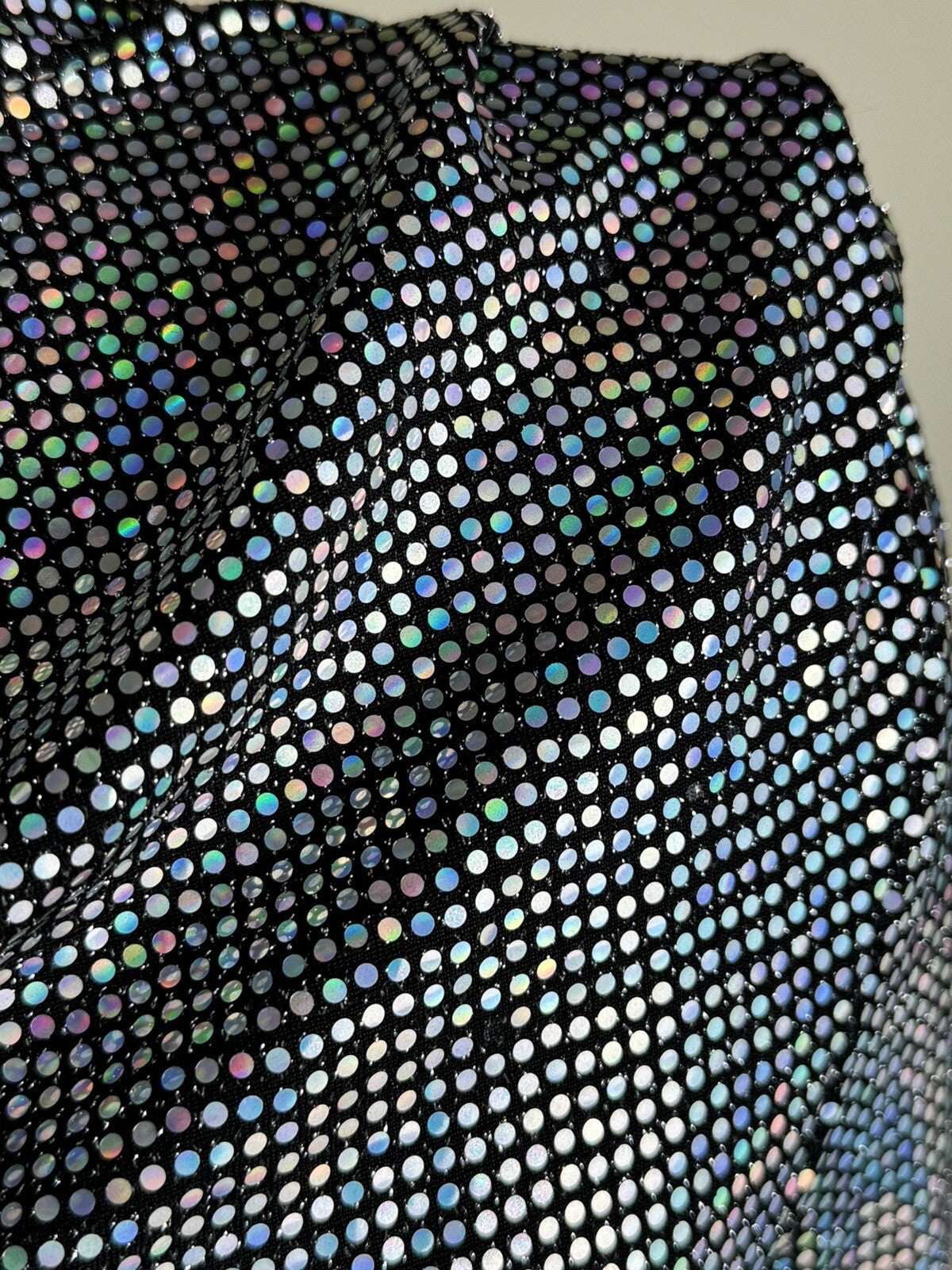 Rose Velvet Women’s Silver Sequins Sz S  (71)