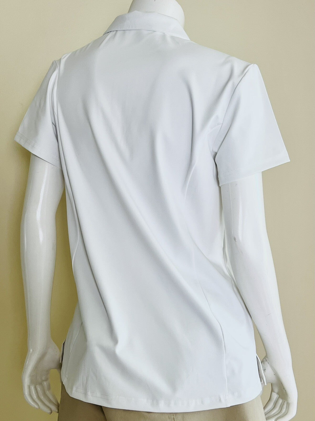 VIODIV Women’s Short Sleeve Polo Shirt Quick Dry Golf Sport Sz L  (49)