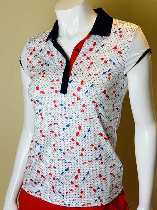 GOLFINO Women's Golf Shirt Sz 10.  (B.74)