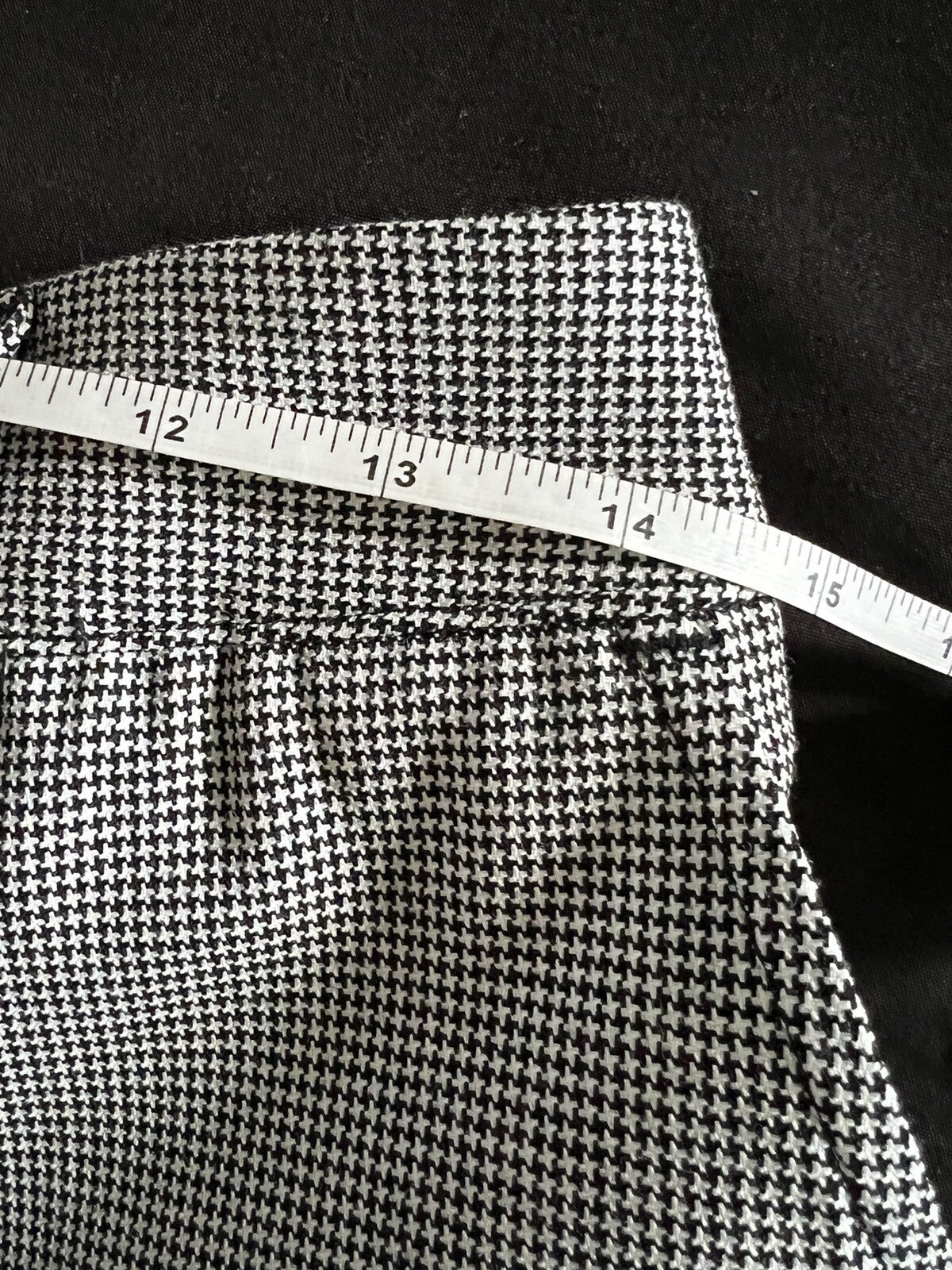 Lizzie Driver Women’s Houndstooth Golf Pants Sz 4 Black White Checks Pattern