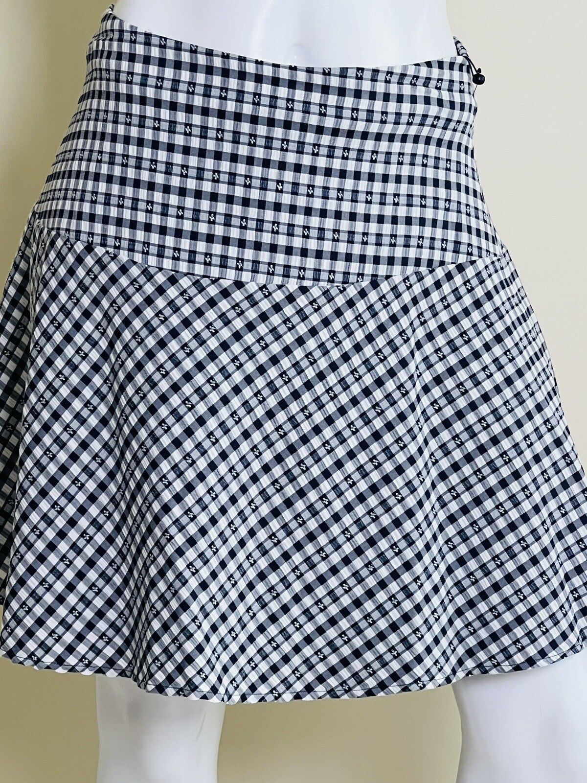 $89 Tommy Hilfiger Size 4 A Line Skirt Navy White