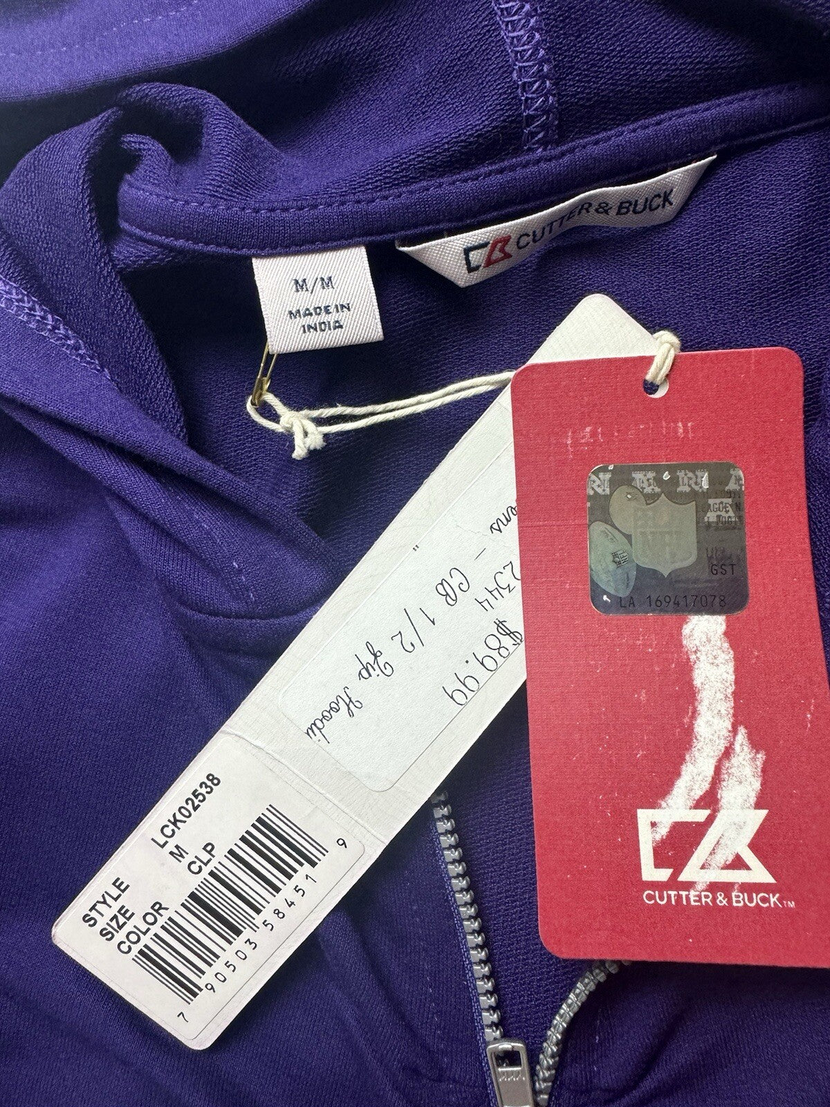 Cutter & Buck Women’s Hooded Sweatshirt Sz M. (B.106)