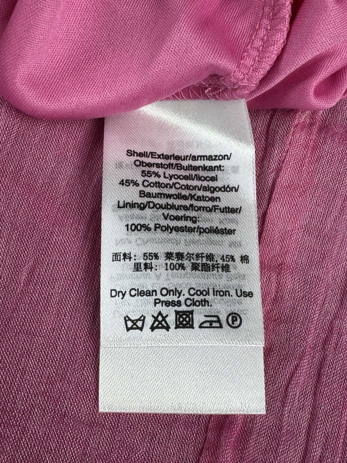 $139 DKNY Women’s Pink Maxi Dress Sz 8    (B.099)