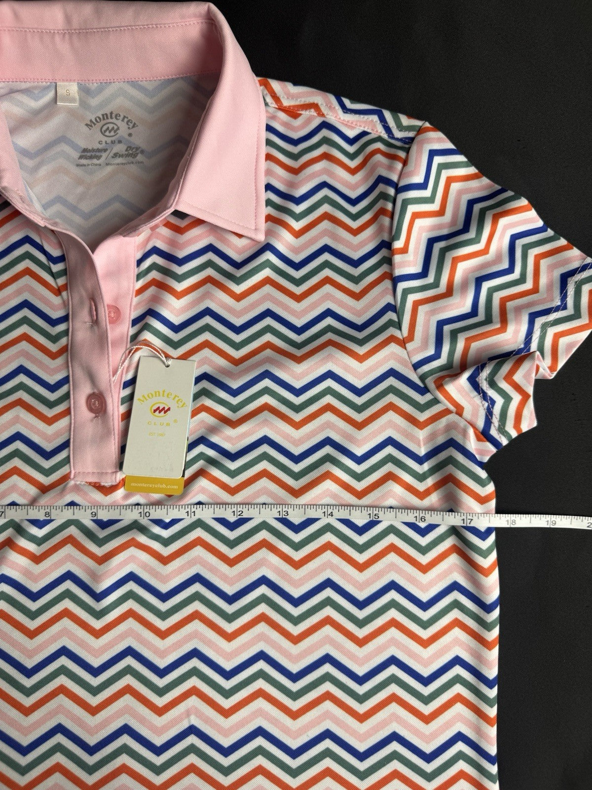 Monterey Club Women's Golf Shirt Short Sleeve Sz S      (B.175)