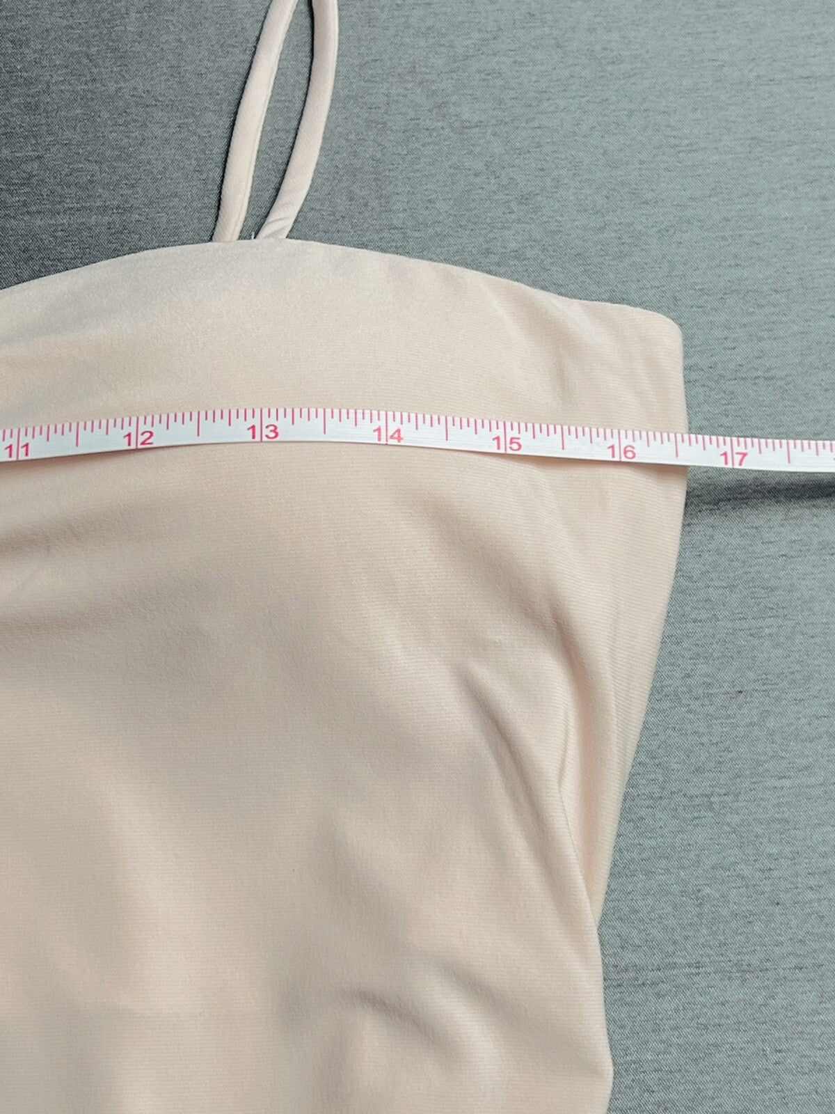 E.L.H. Studio Spaghetti Strap Padded Dress Women's Size XL Pink