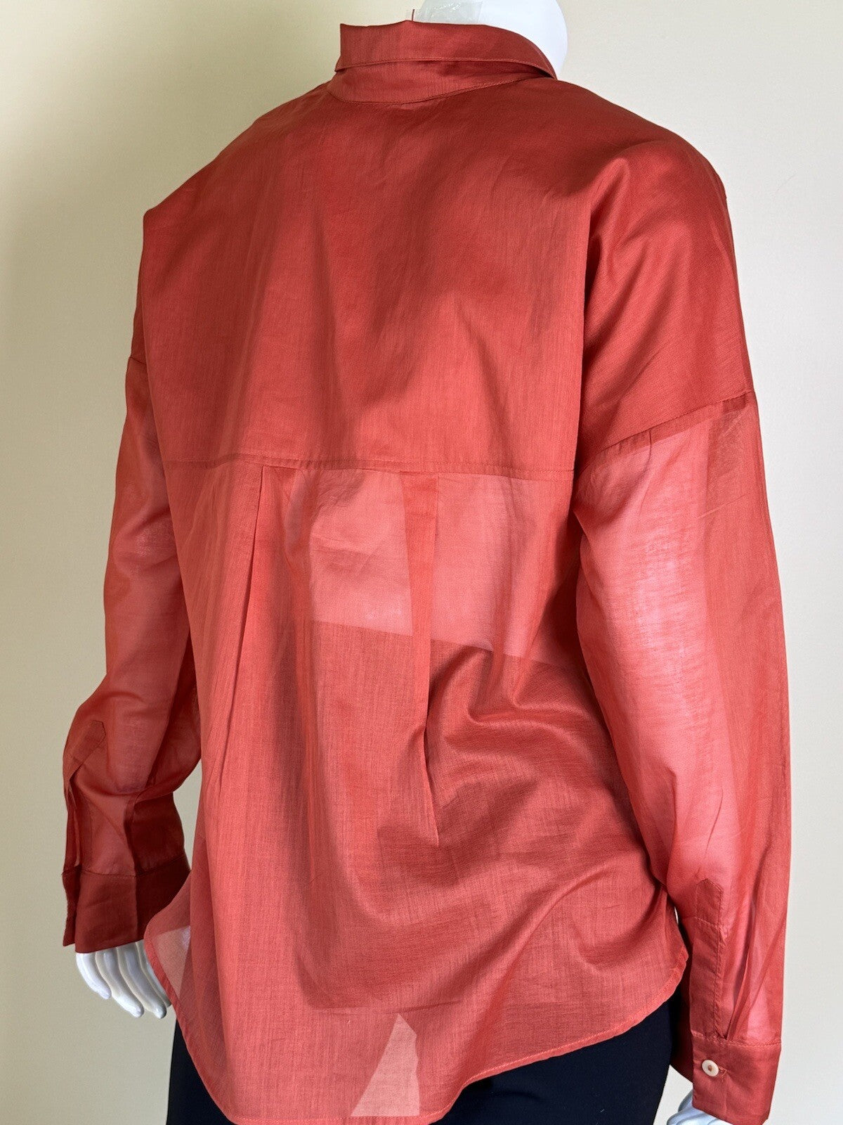 Vix Paula Hermanny Women’s Long Sleeve Button Down Shirt Size M. (73)