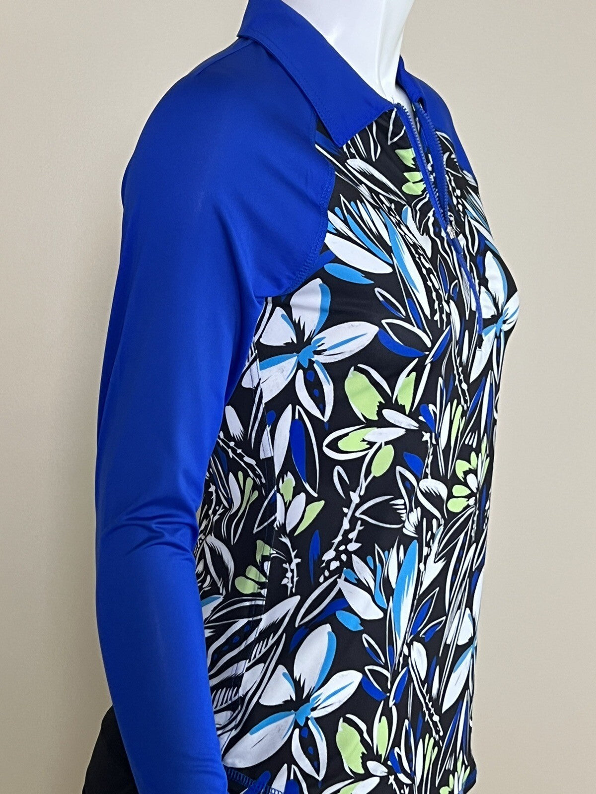 Jofit Women’s Golf Sweatshirt Long Sleeve Top Size XS Floral (18)