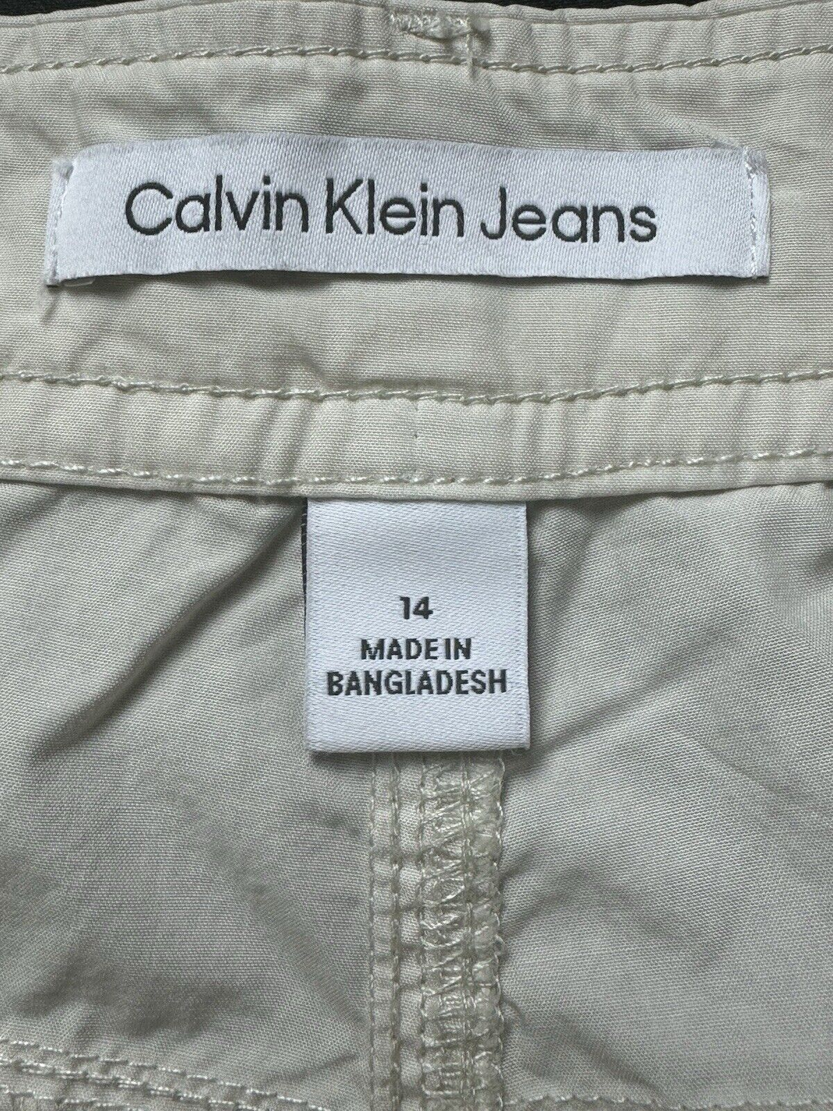 $89 Calvin Klein Women's Khaki’s Pants Size 14 (B.81)