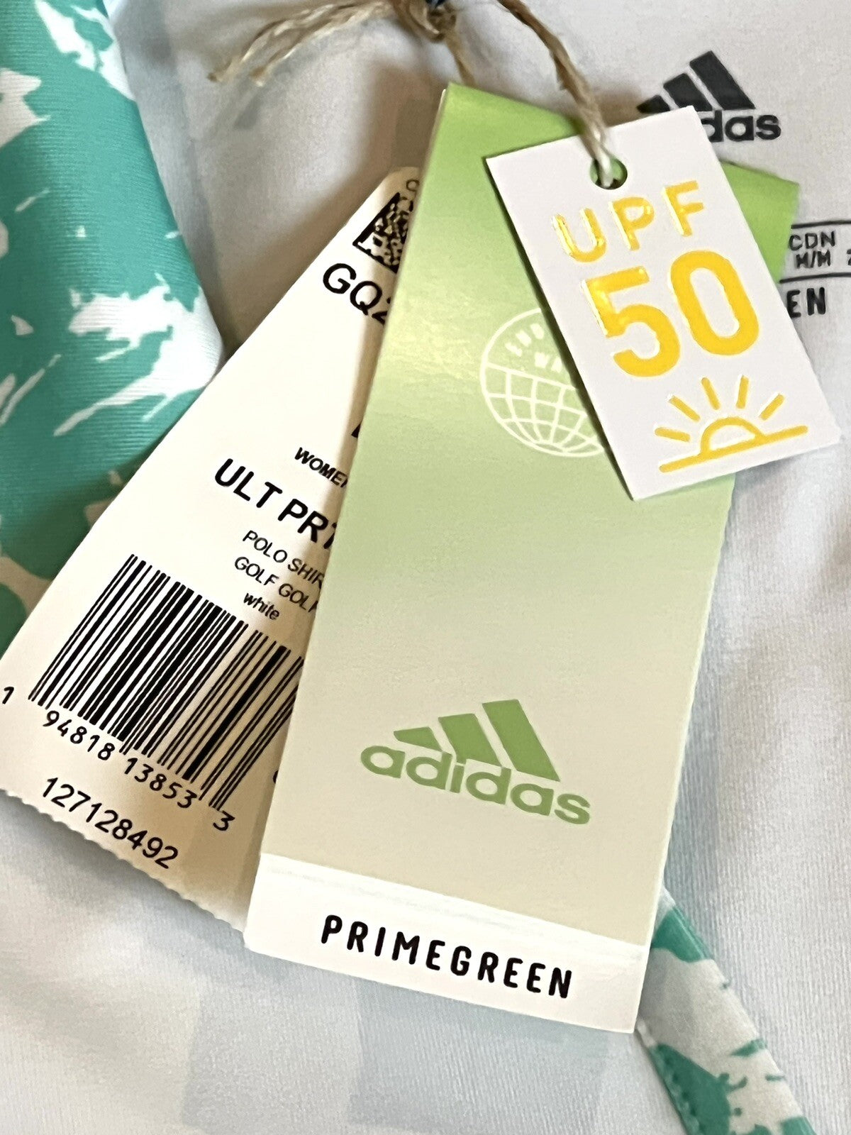 Adidas Women’s Top Golf White Polo Shirt Sz M (13)