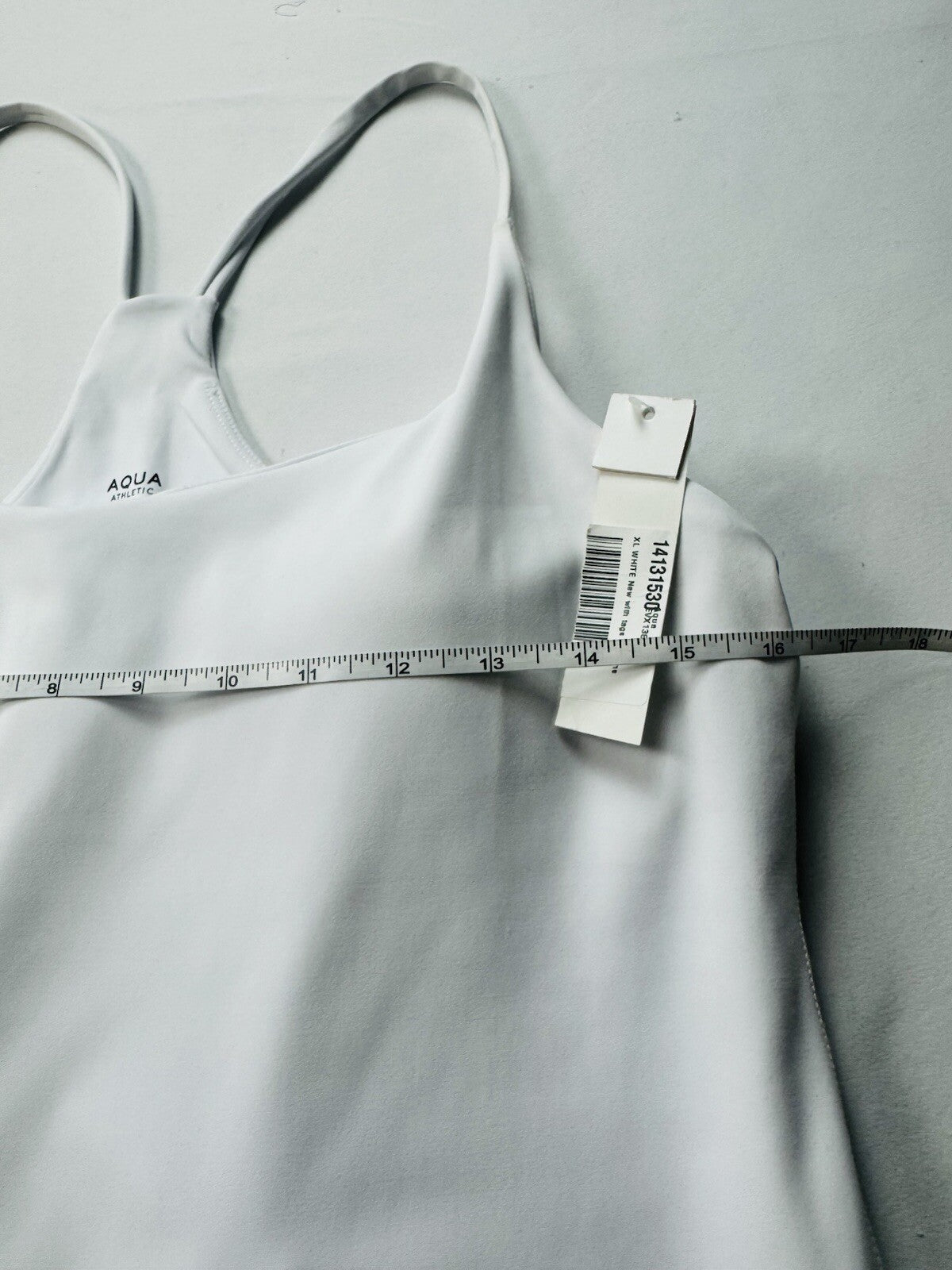 AQUA Athletic Women's Tennis Skort Dress White Sz XL.  (B.145)