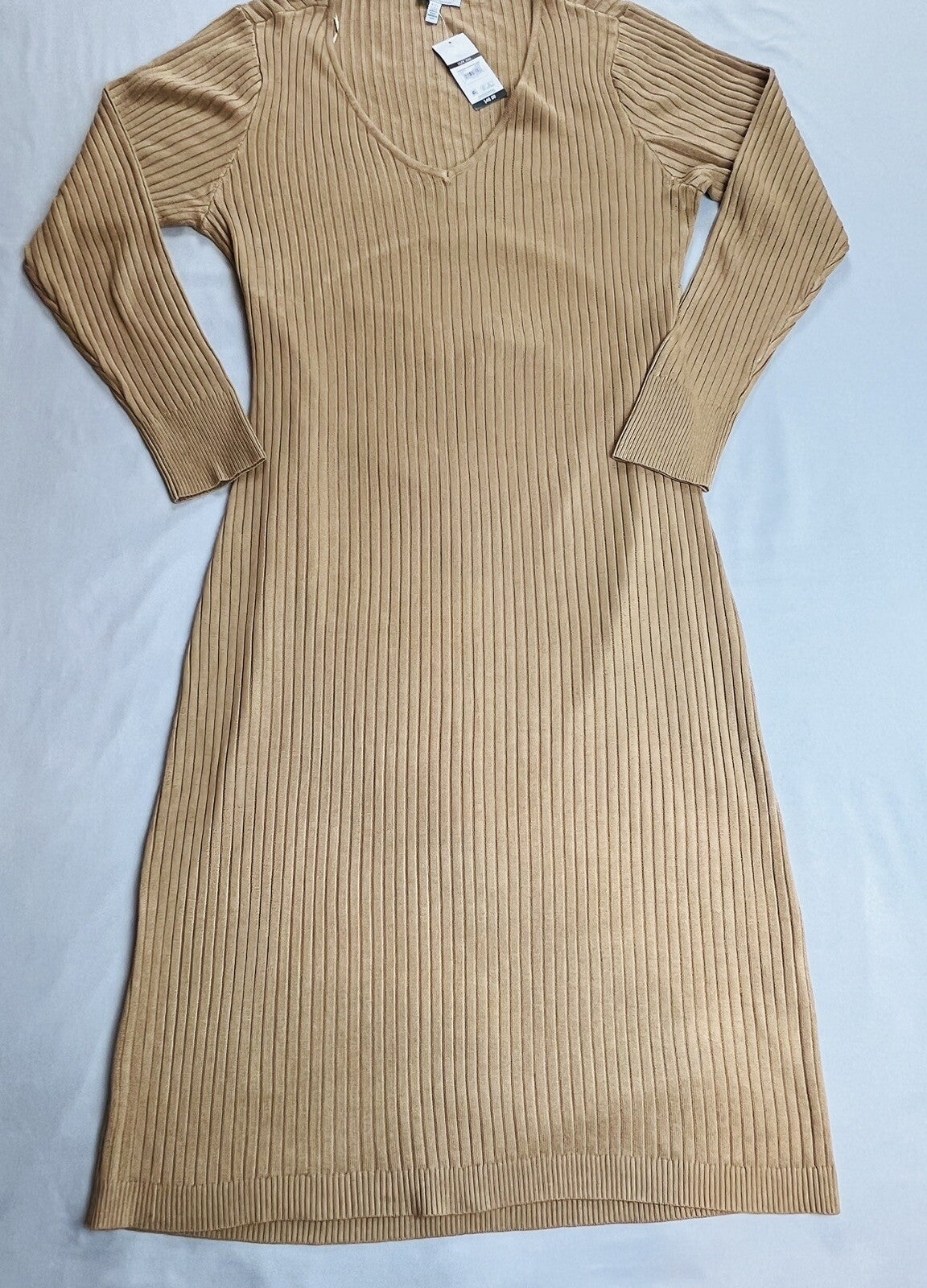 WOMEN'S SOFIA JEAN BY SOFIA VERGARA BACK TWIST SWEATER DRESS Sz XL Brown