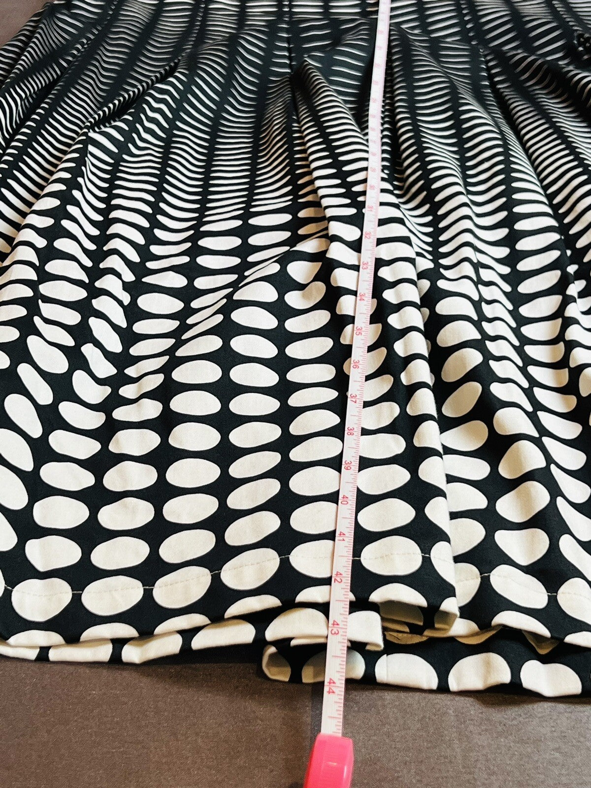 Marvin Richards Black White Polka Dot Women's Sz 16 Dress. (B.60)