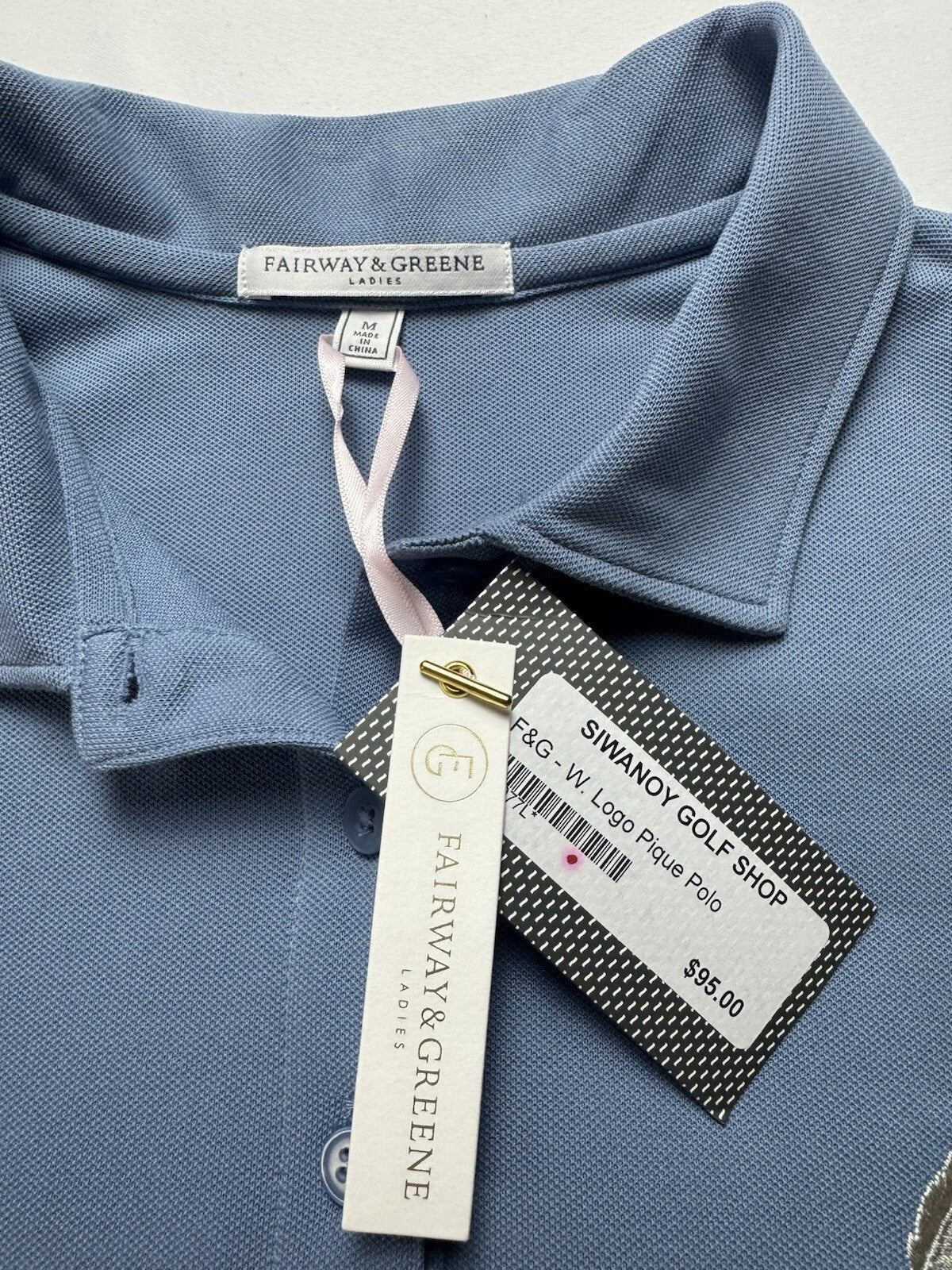 Fairway & Greene Women's Golf Polo Shirt Sz M. (B.136)