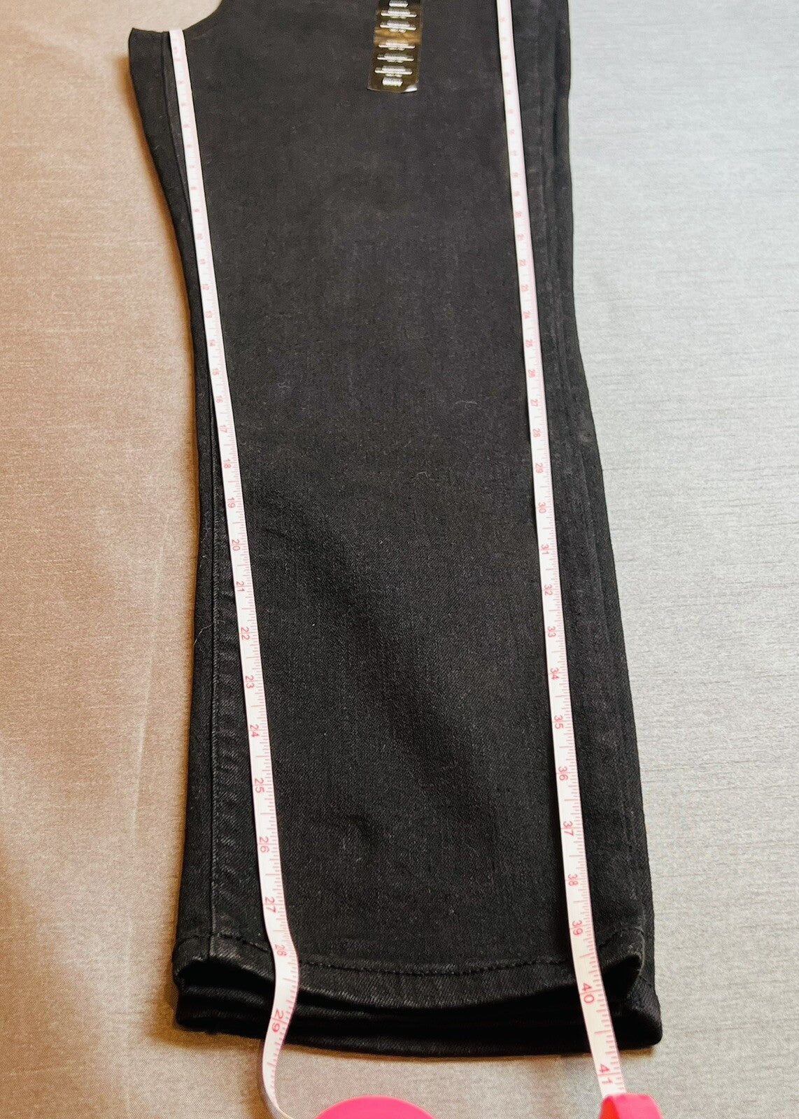 $79 DKNY Women's SIZE 30/10 Hi Rise Black Pants Stretch