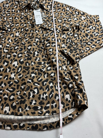 UGG Women’s Long Sleeve Leopard Button Down Shirt Size XXS. (73)