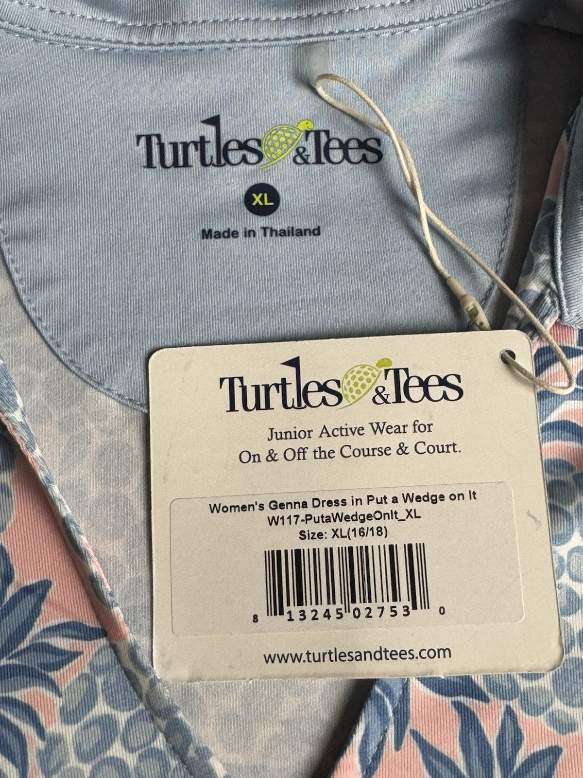 Turtles & Tees Women’s Golf Dress Size XL      (B.173)