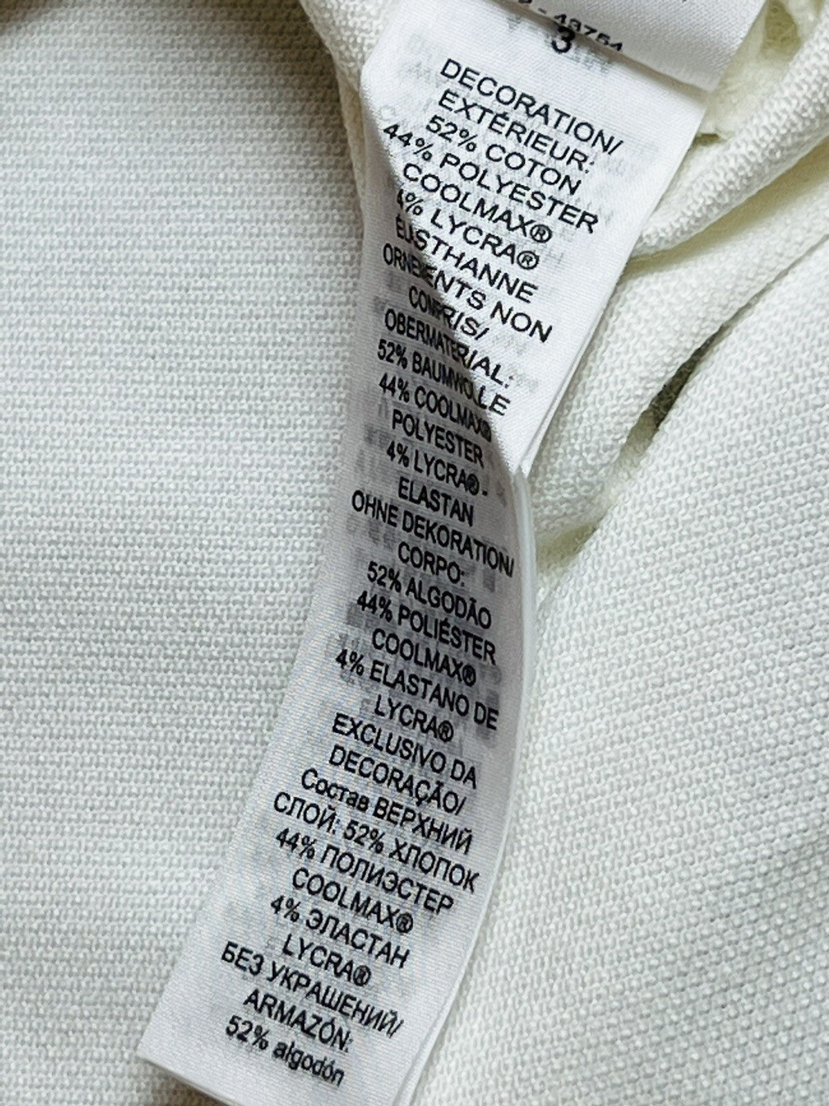 Tory Sport Women’s Golf,Tennis SHIRT White ivory Sz XL (07)