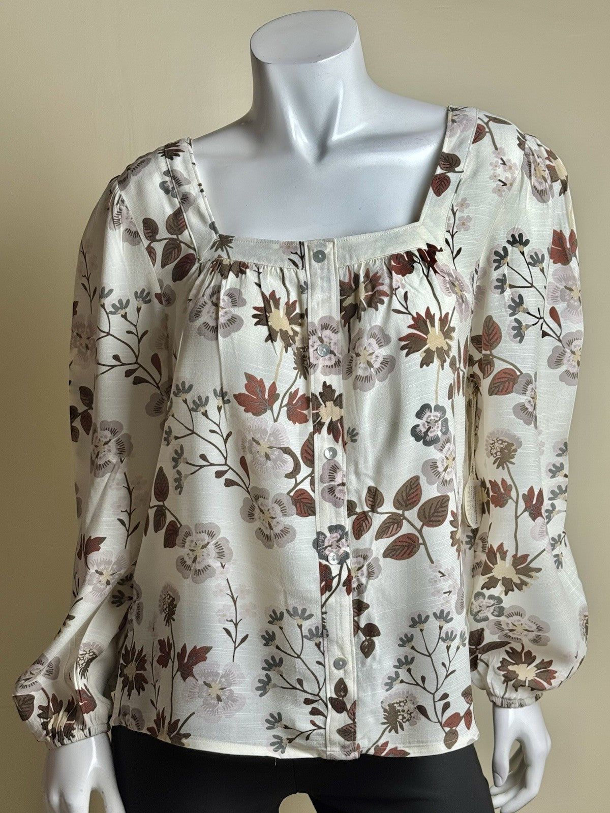 $148 Spartina 449 Women’s Golf Long Sleeve Blouse Sz M.      (B.181)