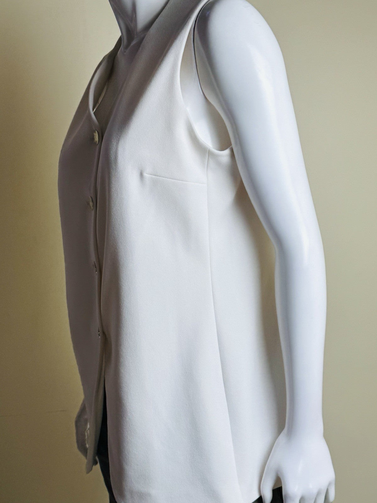 $119 Anne Klein Women's Jacket Sz M Sleeveless      (B.154)