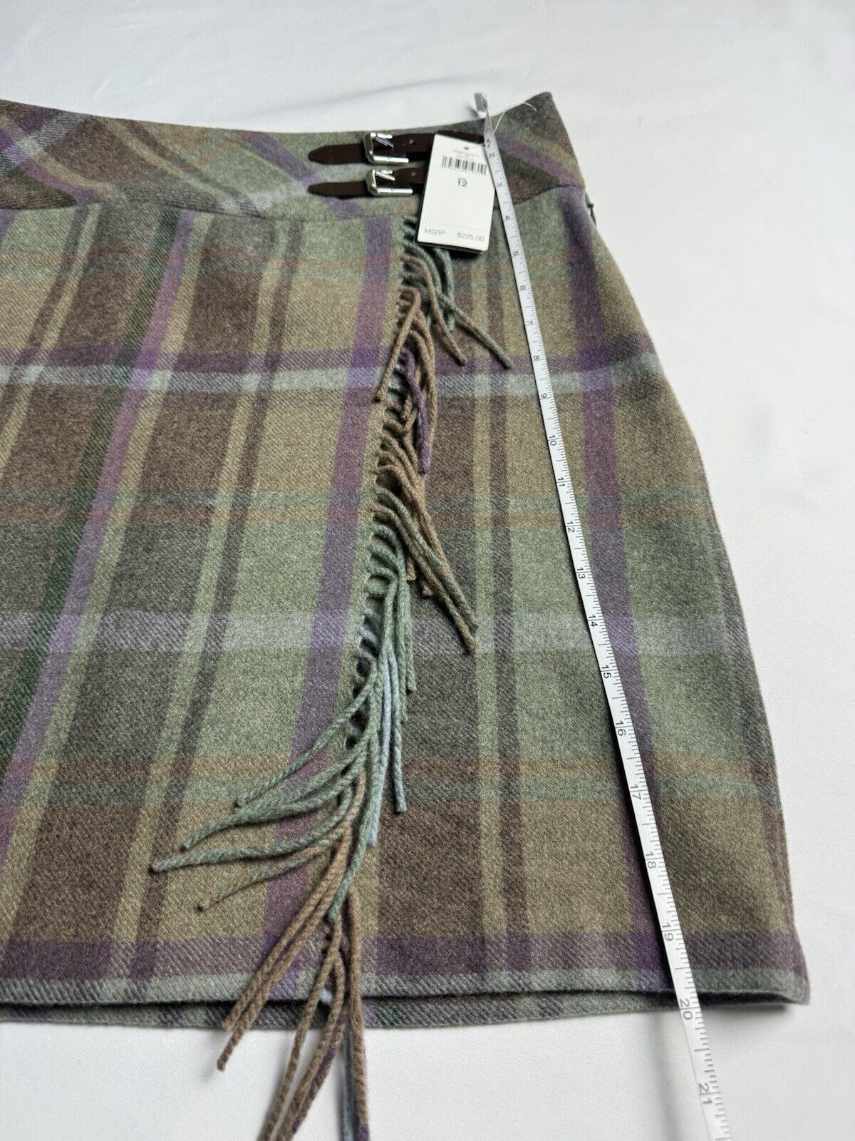 $225 Lauren Ralph Lauren Women’s Plaid Skirt Sz 12